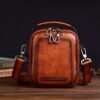 Casual Cowhide Messenger Bag