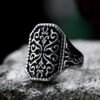 Titanium Steel Carved Men’s Ring