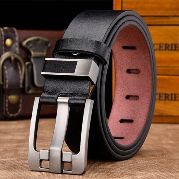Oversized Wide Needle Buckle Belt