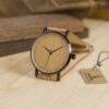 Wood Bobo Bird Bamboo and Cork Watch