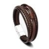 5 Band Leather Bracelet
