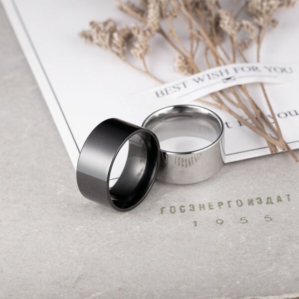Titanium Steel Band Solid Ring