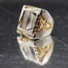 Modern Square Hollow Men’s Ring