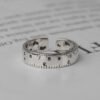 Men’s Sterling Silver Ruler Ring