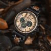 Wood Bobo Bird Quartz Watch