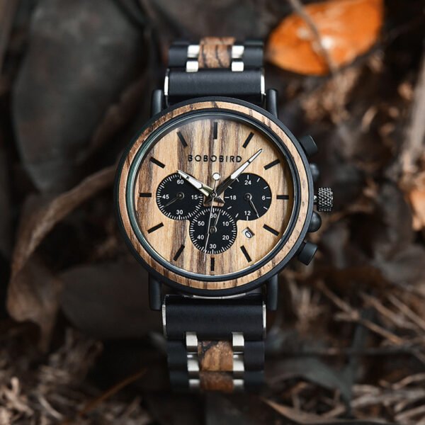 Wood Bobo Bird Quartz Watch