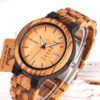 Wood Bobo Bird Watch with Day/Date