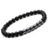 2-Piece Natural Stone Men’s Beaded Bracelet