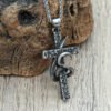 Men’s Cobra Cross Pendant Necklace