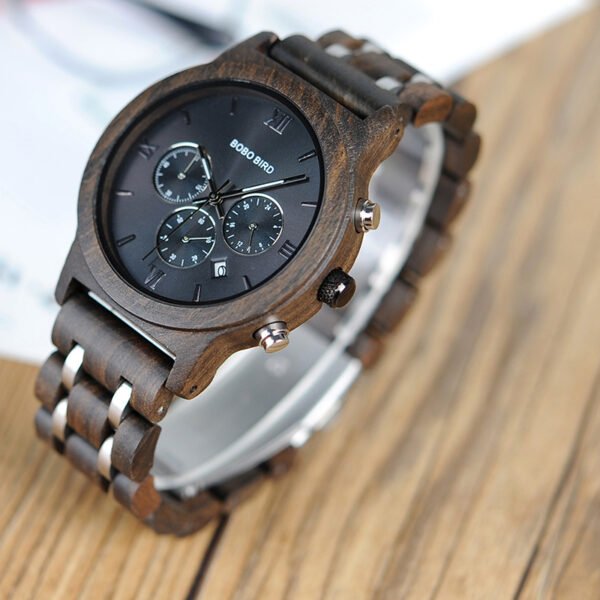 Wood Bobo Bird Elegant Timepiece