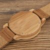 Wood Bobo Bird Bamboo and Leather Watch