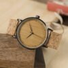 Wood Bobo Bird Bamboo and Cork Watch