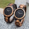 Zebra Wood Dodo Deer Watch