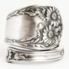 Men’s Vintage Wide Band Floral Ring