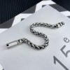 Thick Stainless Steel Men’s Braided Bracelet