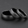 Men’s Ceramic Black Ring with Gloss or Matte Finish