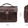 Men’s Retro Leather Briefcase