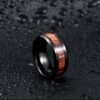 Stainless Steel Inlayed Ring