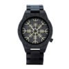 Ebony Wood Rune Watch