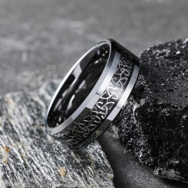 Men’s Braided Titanium Steel Ring