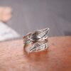 Open Leaf Men’s Ring