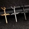 Men’s Iron Nail Cross Necklace