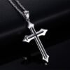 Men’s Stainless Steel Cross Necklace