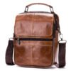 Casual Leather Messenger Bag