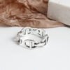 Sterling Silver Chain Link Ring