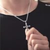 Men’s Stainless Steel Cross Necklace