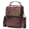 Casual Leather Messenger Bag