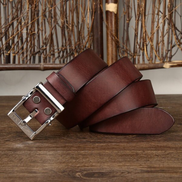 Natural Cowhide Leather Belt
