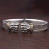 Silver Fists Bracelet