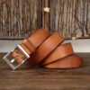 Natural Cowhide Leather Belt