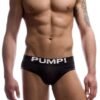 Black men’s underwear with a comfortable fit and elastic waistband