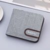 Men’s canvas wallet with multiple card slots and a bill compartment