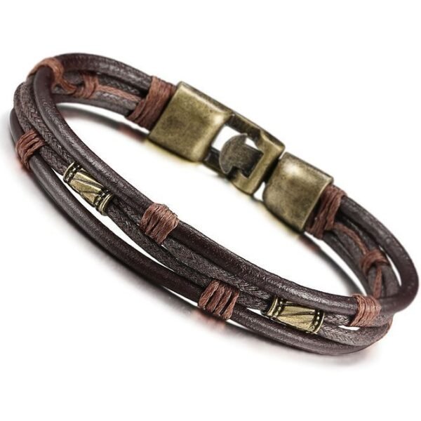 Strandlock — Braided Leather Bracelet