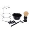 Foundry Ritual — 4-Piece Shave System & Structured Steel Stand
