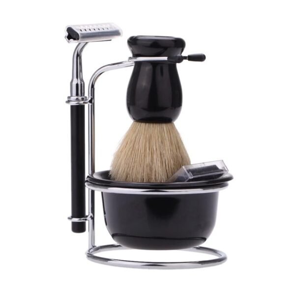 Foundry Ritual — 4-Piece Shave System & Structured Steel Stand