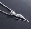 Aegis Spear — Stainless Steel Arrow Pendant & Modern Form