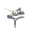 Mariner Crest — Sterling Silver Swordfish & Adjustable Signet