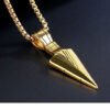 Aegis Spear — Stainless Steel Arrow Pendant & Modern Form