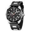 Velocity Mark — Quartz Chronograph Watch with Silicone Sport Strap